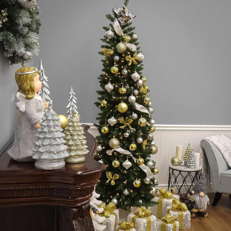 Árbol Artificial Preiluminado Kingswood 6.5 Pies