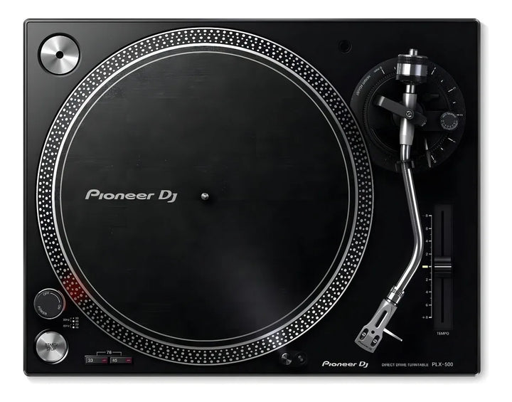 Bandeja para DJ Pioneer Toca Discos PLX-500-K/LPWSYXEG color negro
