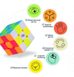 Cubo mágico profesional 3x3x3 Qiyi Warrior S sin pegatinas