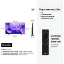 Samsung smart tv 58 Crystal Uhd 4k U8500f 2025 negra
