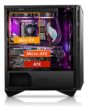 Msi - Mpg Gungnir 110r - Caja Premium Para Juegos De Pc De T Black