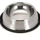 Plato Comedero 10cm Perro Gato Acero Inoxidable Color Plateado
