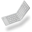 Mini Teclado Inalambrico Plegable Portatil, Bluetooth Color del teclado Blanco