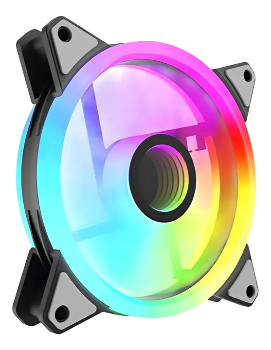 Ventilador De Cpu Af12 Rgb 120mm Para Pc Gamer Luz Led