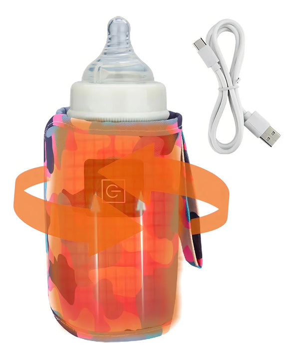 Febud Calentador De Biberones Portátil,guardián De Calor De