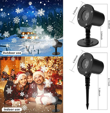 Luz Navideña Nieve Led