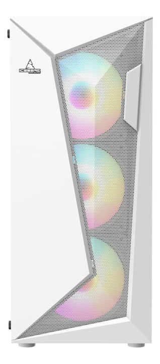 Gabinete Gamer Iceberg Flow D Blanca Argb 4 Ventiladores Blanco