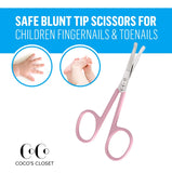 Tijeras Para Bebe Con Puntas Redondeadas Cortaunas De Segu