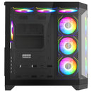Chasis Iceberg Crystal Edge Negro X7 Fan Argb Maxi Infinity