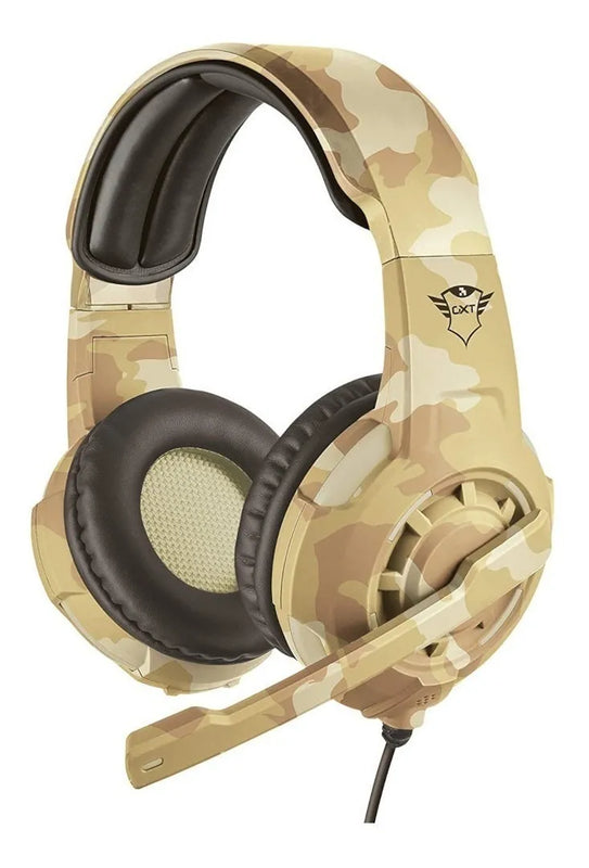 Auriculares gamer Trust GXT Radius GXT 310 desert camo