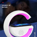 Bocina Bluetooth Altavoz Cargador Inalámbrico Led Rgb