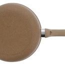 Sartén Imusa Terra De 24cm Arena Con Tapa De Vidrio Color Beige