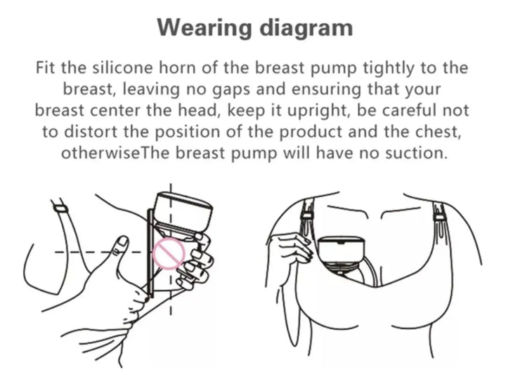 Estractor De Leche Portátil Inalámbrico Manos Libres
