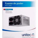 Fuente Poder Computador Torre Atx 750w Nominales Unitec