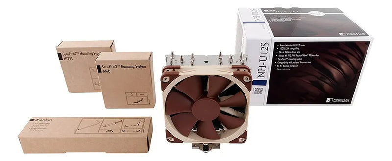 Disipador Noctua Nh-u12s 120mm Intel Y Amd Marrón Claro