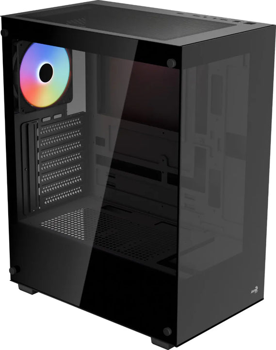 Gabinete Gamer Aerocool Gabinete Pivot 3 Ventiladores Argb Negro