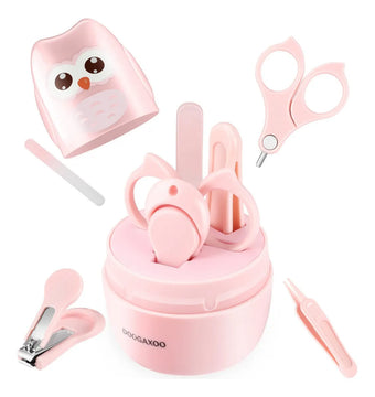 Doogaxoo Cortaunas Para Bebe, Kit De Unas Seguro 4 En 1 Con