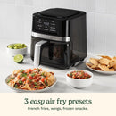 Horno De Freidora De Aire Cuisinart Cesta De 2.6 Cuartos Stainless Steel & Black