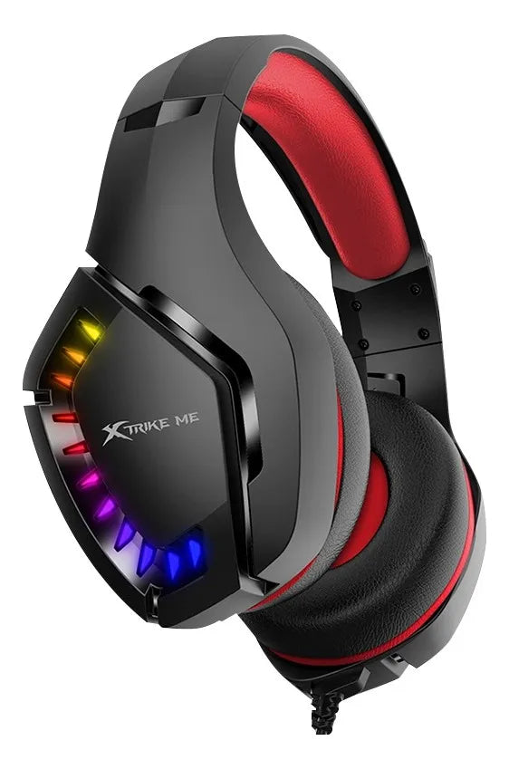 Audifonos Gamer Auriculares Gaming Rgb Xtrike Me Gh-711 Color Negro