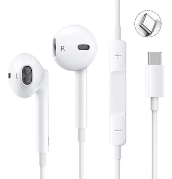 Audifonos Manos Libres Compatibles Con Iphone 15 Blanco