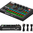 F999max - Tarjeta De Sonido En Vivo, Mezclador De Audio Prof