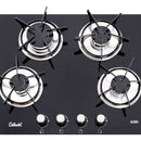 Estufa De Empotrar Vidrio Templado Negro Gas Propano 5890