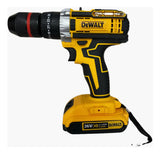 Taladro Percutor 36v Más Accesorios - Amarillo