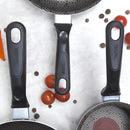 Set Imusa Perol 10 Cm + Cacerola 16 Cm Tapara Vidrio + Sarte Color Gris
