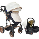 Coche Bebe Travel System Gadi Happy Baby Blanco