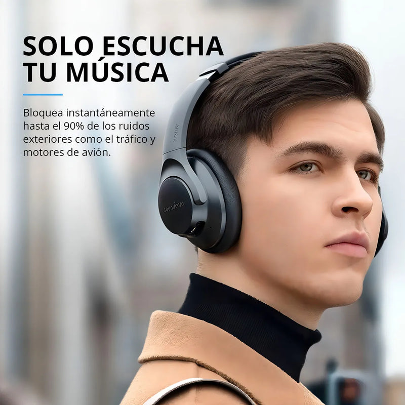 Fone de ouvido over-ear sem fio Soundcore Life Series Life Q20 A3025 black