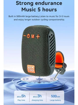 Altavoz Parlante Bluetooth Portátil Bicicleta Impermeable Preguntar Color Disponible