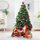 Promocion Arbol De Navidad Frondoso De Lujo 210cm 936 Ramas Color Verde