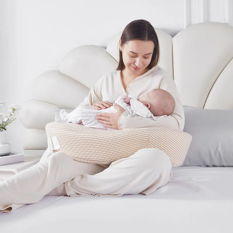 Qsteheml Almohada De Lactancia Para Mama Y Bebe, Almohada De