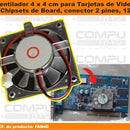 Zfan40 Ventilador Para T De Video 4x4 Cm 12v Computoys
