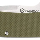 Ganzo D704-gr Cuchillo Plegable De Bolsillo D2 Hoja Abatible