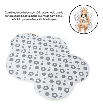 Cambiador Nube Para Bebés - Toral Blanco