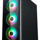 Gabinete Iceberg Crystal G9 Atx 4 Ventiladores Color Negro