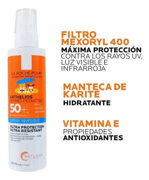 Protector Solar Para Niños La Roche-posay 200 Ml Spf 50