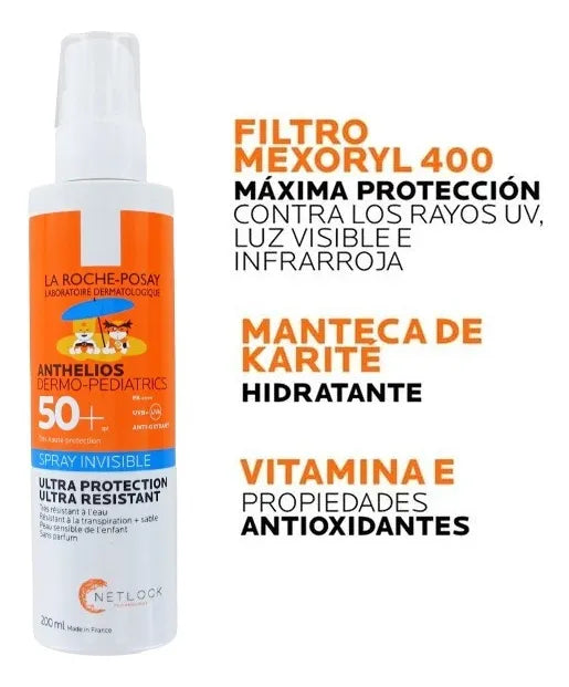 Protector Solar Para Niños La Roche-posay 200 Ml Spf 50
