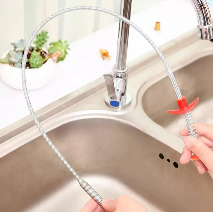 Destapa Caño Metálico Sonda Flexible Brazo Para Cañería Sifo