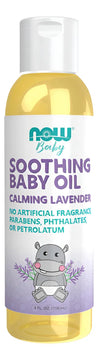 Now Baby, Aceite Calmante Para Bebé, Lavanda Calmante, Sin.