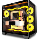 Pc Case Atx 6 Pwm Argb Ventiladores Preinstalados Funda