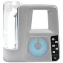 Parlante Linterna Bluetooth Recargable Radio Fm Usb Memoria Color Blanco