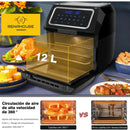Freidora Aire Renahouse Horno Mesa Air Fryer 12 Litros Casa Negro