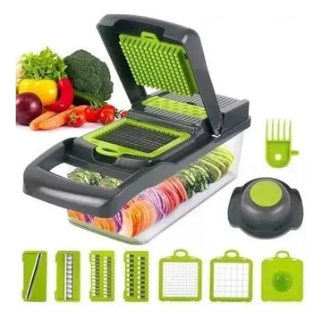 Procesador Picador Cortador Rallador Vegetal Fruta Alimentos Picador Con Recipiente 15 En 1