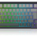 Teclado Redragon Eisa Max K686sp-rgb-max Gris Inalambrico Idioma Español Latinoamérica