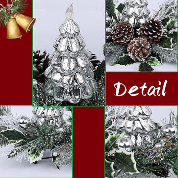 Centro De Mesa Navideño Ultra Elegante Con Luces Led