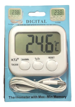 Termómetro Digital Ktj Con Sonda Para Refrigeración