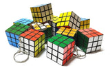 Llavero X 12 Cubo Rubik Pequeño Piñata Negocio Sorpresas Estructura Stiker 3x3 Docena