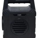 Bocina Bluetooth Portable 2.5 Panel Solar Lámpara Power Bank Negro